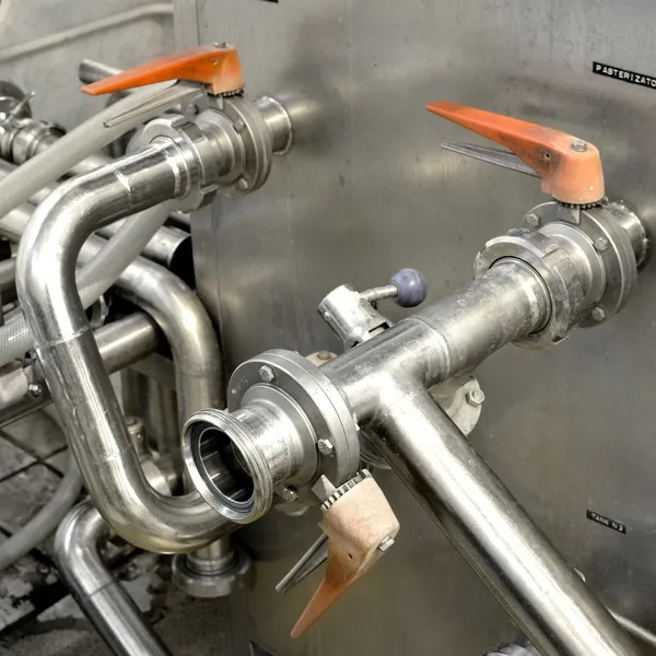 Industrial water pipes — Stock Photo © alex.stemmer 32822405