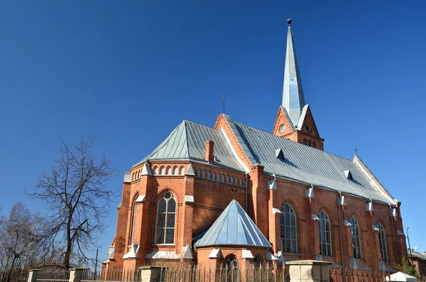 天主教教会在拉脱维亚道加皮尔斯 — 图库照片