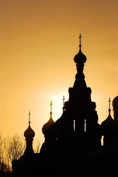 Church of the Savior on Blood in Sait Petersburg at sunset — Stock Photo, Image