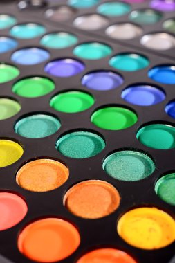 göz gölgeler makyaj paleti yakın çekim