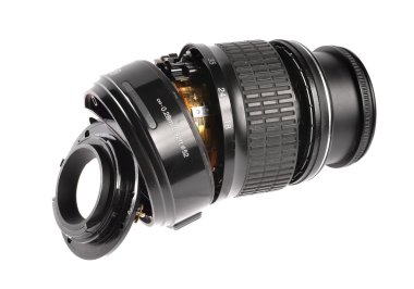 beyaz kırık plastik zum objektif isoletaed