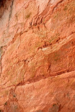 Turuncu kum taşı yakın çekim