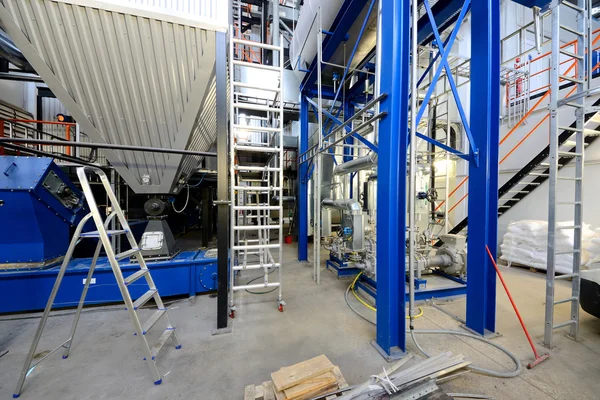 Large industrial boiler room — Stock Photo, Image