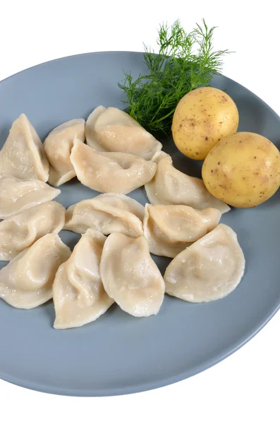 Dumplings på skålen — Stockfoto