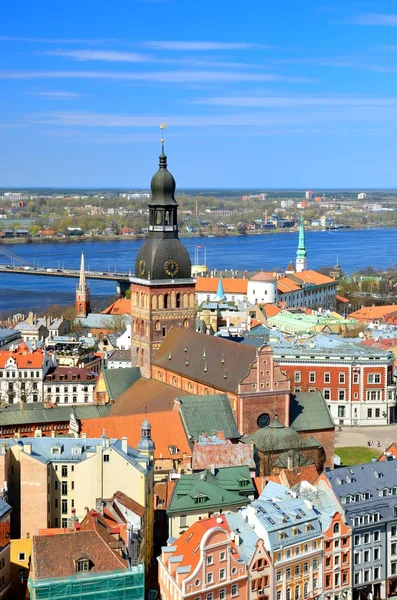 Celkový pohled na riga, Lotyšsko — Stock fotografie