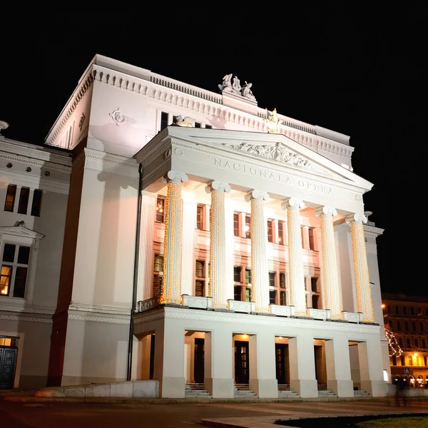 Łotewska Opera Narodowa w Rydze — Zdjęcie stockowe