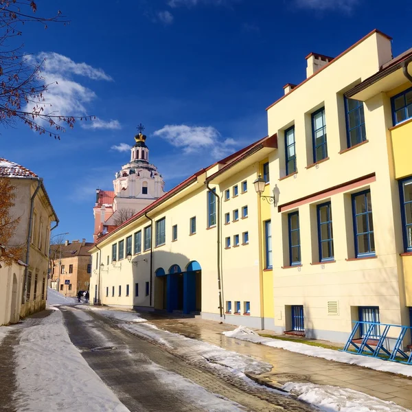 Parte del casco antiguo de Vilna — Foto de Stock