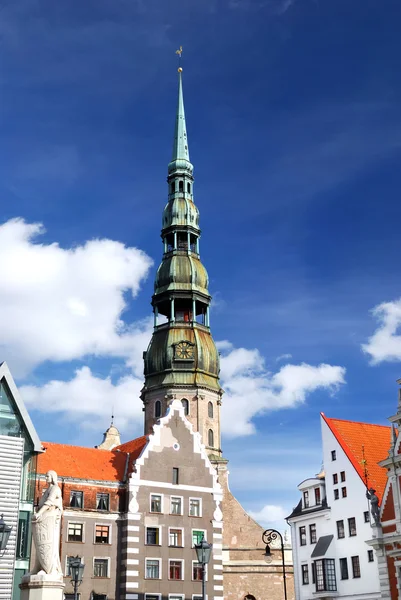 Cidade velha em Riga, Letónia — Fotografia de Stock