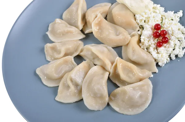 Dumplings en el plato — Foto de Stock