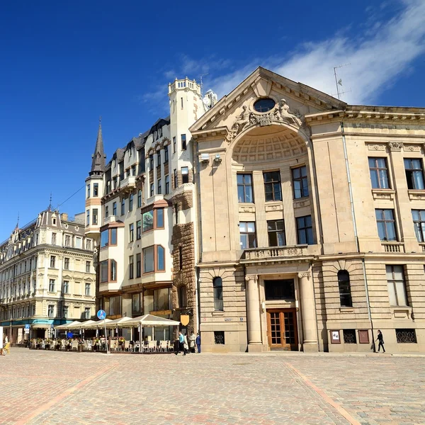 Sqare zčásti olda Riga, Lotyšsko — Stock fotografie