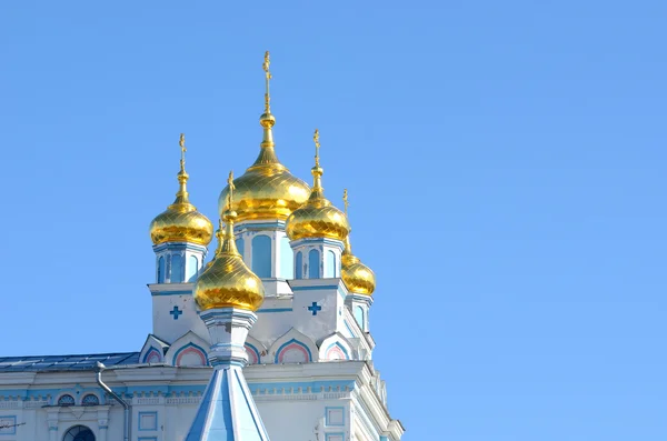 Chiesa ortodossa a Daugavpils, Lettonia — Foto Stock