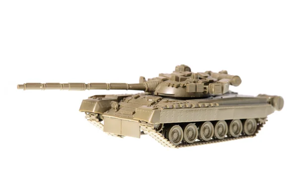 Scale model of soviet T-80 tank — Stock Photo, Image