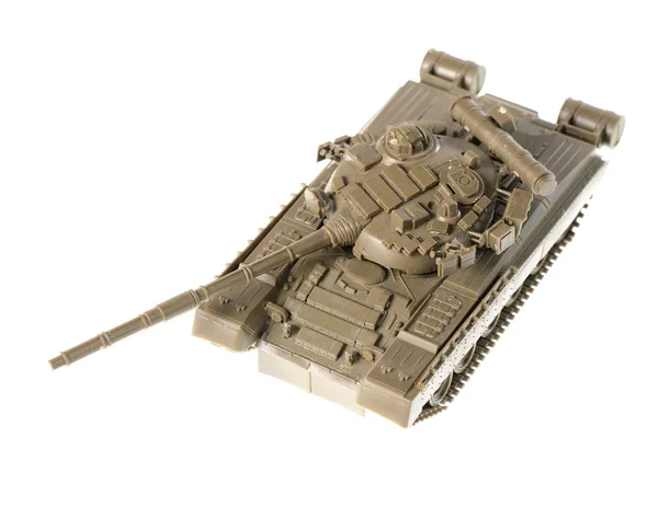 Scale model of soviet T-80 tank — Stock Photo, Image