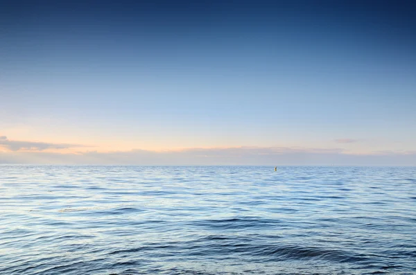 Mare Baltico aperto al tramonto — Foto Stock