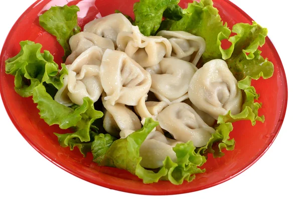 Dumplings en el plato —  Fotos de Stock