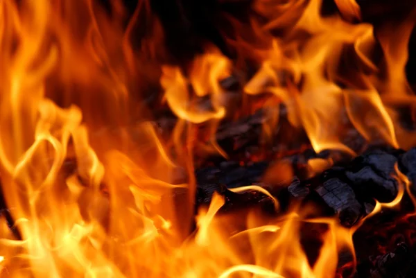 Feuer abstrakter Hintergrund — Stockfoto