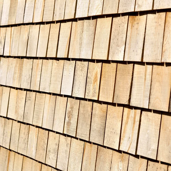 Wooden roof plates close-up — Stock Photo, Image