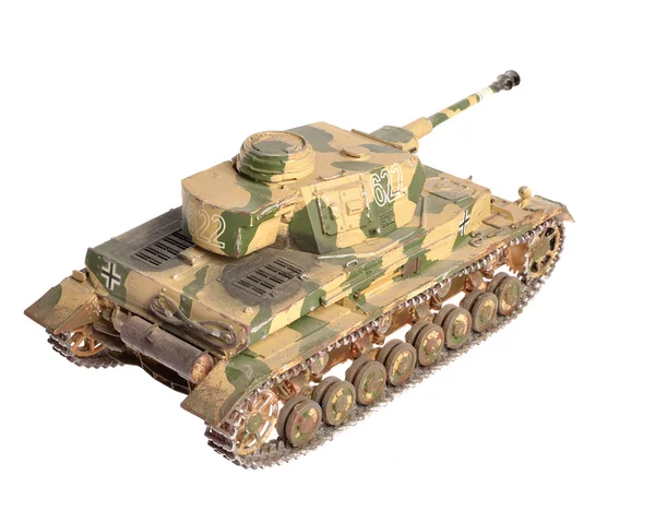 Měřítkový model německého tanku z druhé světové války — Stock fotografie