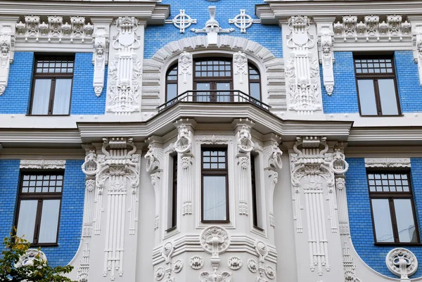 Edificio en jugendstyle (Art Nouveau ) — Foto de Stock