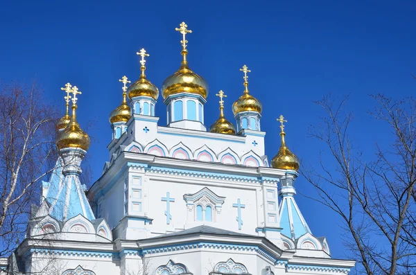 Chiesa ortodossa a Daugavpils, Lettonia — Foto Stock