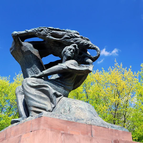 Varşova Frederic chopin Anıtı — Stok fotoğraf