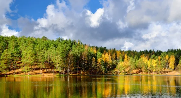 Krajina během podzim — Stock fotografie
