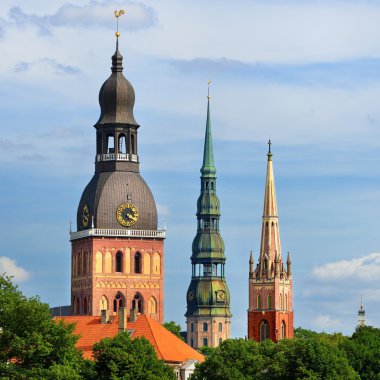 riga, Letonya kilise kule