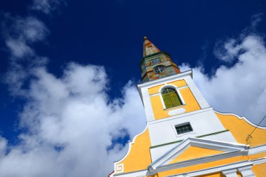Kışın ülke yan lutheran Kilisesi