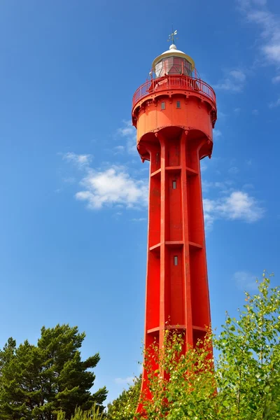 Rode vuurtoren — Stockfoto