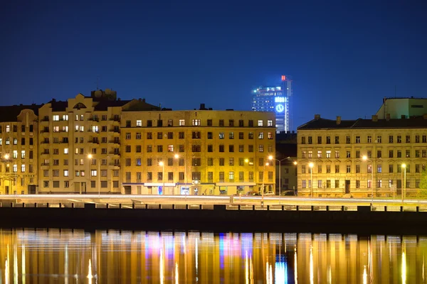 Genel Görünüm riga ve daugava Nehri üzerinde — Stok fotoğraf