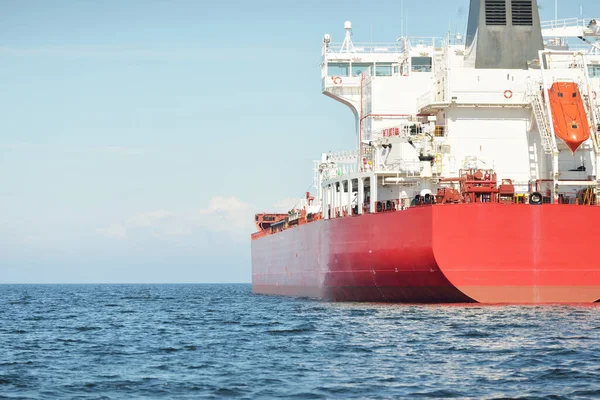 Großes Rotes Frachtschiff Chemikalien Tanker 184 Meter Lang Der Ostsee — Stockfoto