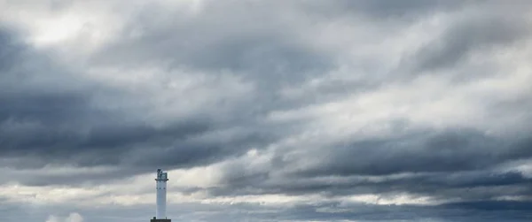 Nuvens Ornamentais Escuras Céu Dramático Paisagem Nuvens Tempestade Épica Imagem — Fotografia de Stock