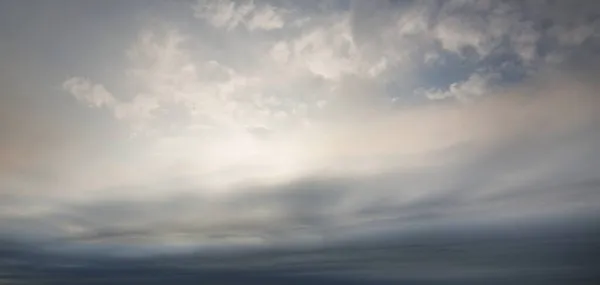 Dark Ornamental Clouds Dramatic Sky Epic Storm Cloudscape Panoramic Image — Stock Photo, Image