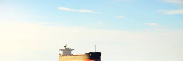 Großer Massengutfrachter Frachtschiff Der Von Europoort Aus Auf Offener See — Stockfoto