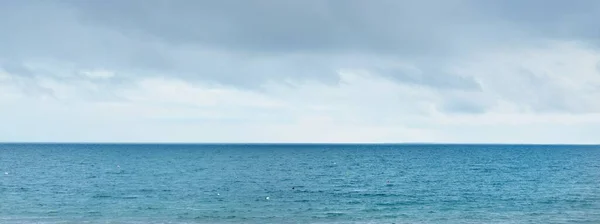 Panoramico Paesaggio Marino Dalla Costa Rocciosa Scogliere Della Bretagna Francia — Foto Stock