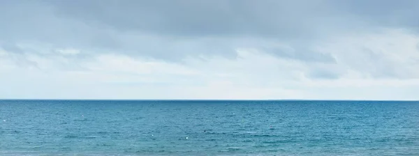 Panoramic Seascape Rocky Shore Cliffs Brittany France Dramatic Sky Travel — Stock Photo, Image