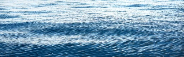 Havsvattnets Ytstruktur Mjukt Solljus Panoramabild Grafiska Resurser Natur Och Miljö — Stockfoto