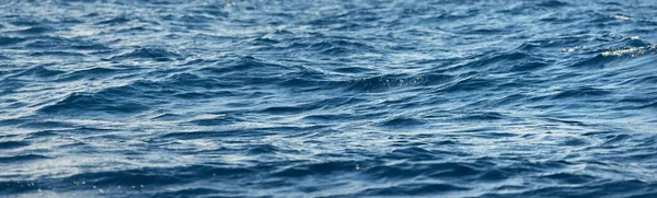 High Angle View Mediterranean Sea Waves Splashes Water Surface Texture — Stock Photo, Image