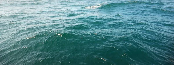 Текстура Поверхности Морской Воды Мягкий Солнечный Свет Панорамное Изображение Графические — стоковое фото