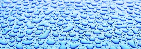 Светло Голубой Фон Капли Чистой Воды Абстрактный Природный Узор Обои — стоковое фото