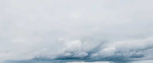 Ornamental Clouds Dramatic Sky Epic Storm Cloudscape Soft Sunlight Panoramic — Stock Photo, Image