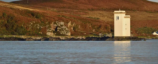 Vue Sur Rivage Rocheux Une Petite Ville Port Ellen Par — Photo