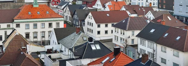 Vista Aérea Panorámica Ciudad Stavanger Región Rogaland Noruega Arquitectura Moderna —  Fotos de Stock