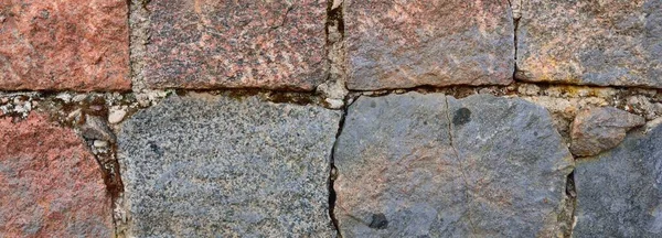Тёмно Серая Кирпичная Стена Крупным Планом Абстрактный Природный Узор Фактура — стоковое фото