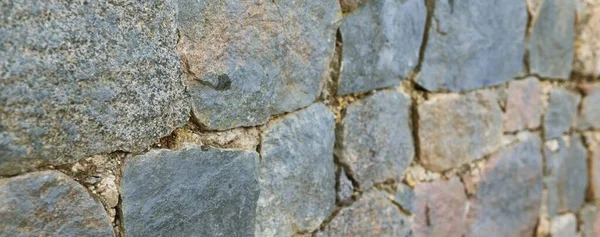 Muro Ladrillo Piedra Gris Oscuro Primer Plano Patrón Natural Abstracto —  Fotos de Stock