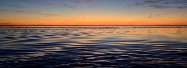 Mer Baltique Après Pluie Ciel Couchant Dramatique Nuages Roses Dorés — Photo