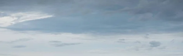 Темные Декоративные Облака Драматическое Небо Грозовой Облачный Пейзаж Панорамное Изображение — стоковое фото