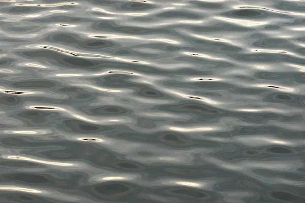 Water Surface Texture Soft Sunset Light Reflections Water Nature Environment — Fotografia de Stock