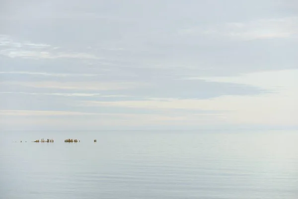 Baltic Sea Shore Sunny Day Clear Sky Idyllic Seascape Nature — Stock Photo, Image