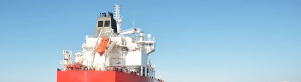 Balti Tengeren Közlekedő Nagy Vörös Teherhajó Olajvegyianyag Szállító Tartályhajó 184 — Stock Fotó